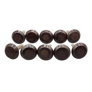 Bakelite Furniture Slides Remco Domes of Silence Vintage Set of 10